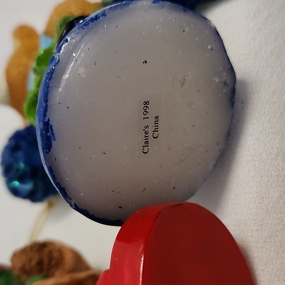 Vintage Set of Five EUC  Ceramic/Resin Teddy Bears - Picture 8 of 16